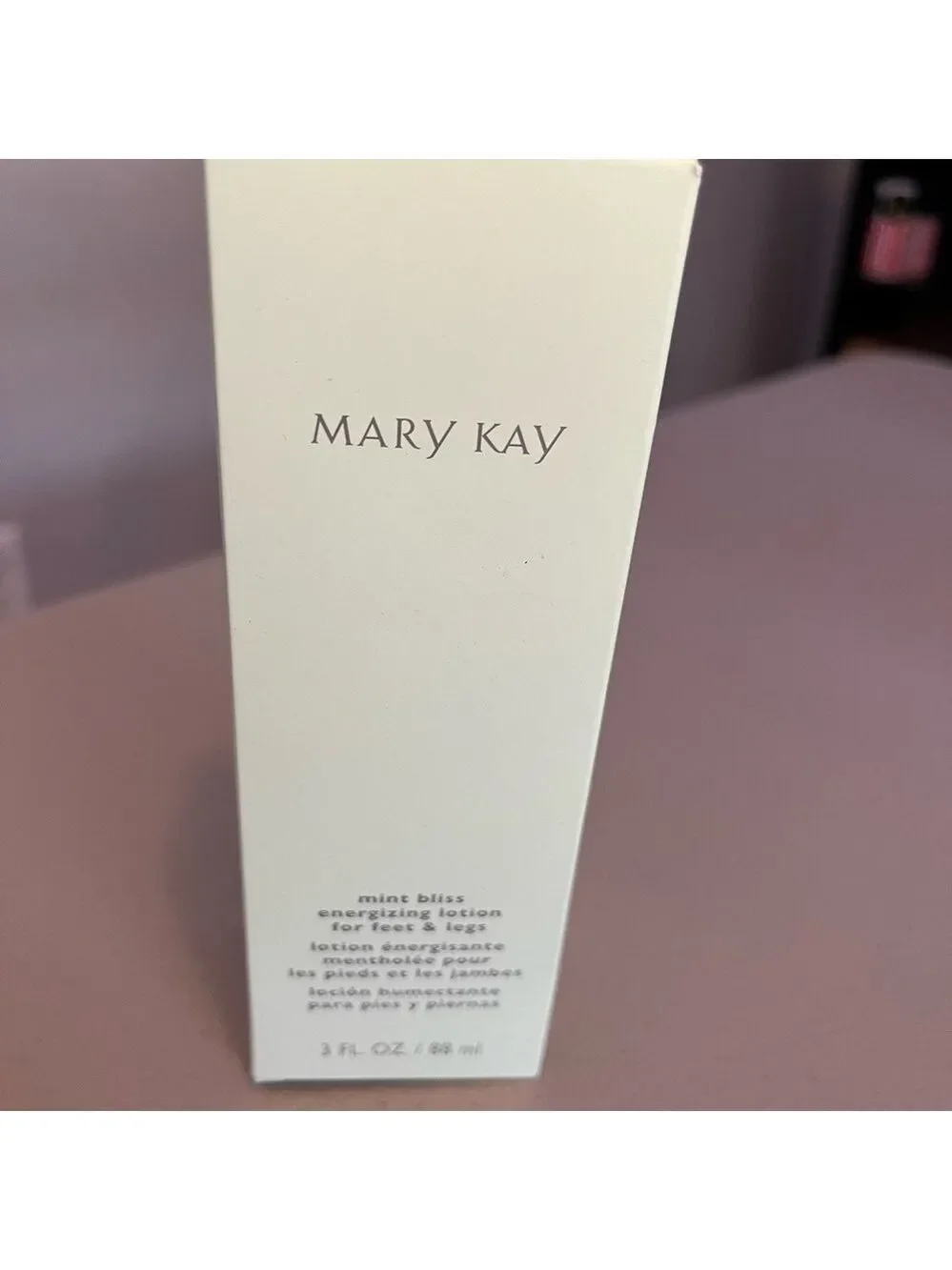 Mary Kay Mint Bliss Energizing Lotion For Feet & Legs 3oz, New